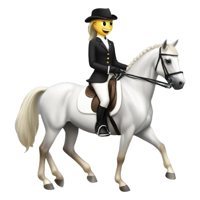 dressage equestrian horse  sticker