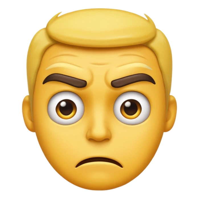annoyed -  an emoji for the emoji keyboard  sticker