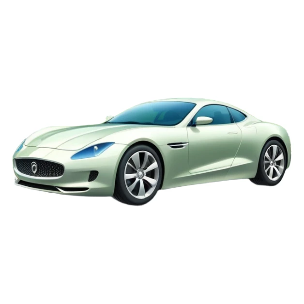 luxury car is driving on a scenic highway with beautiful landscape around sticker