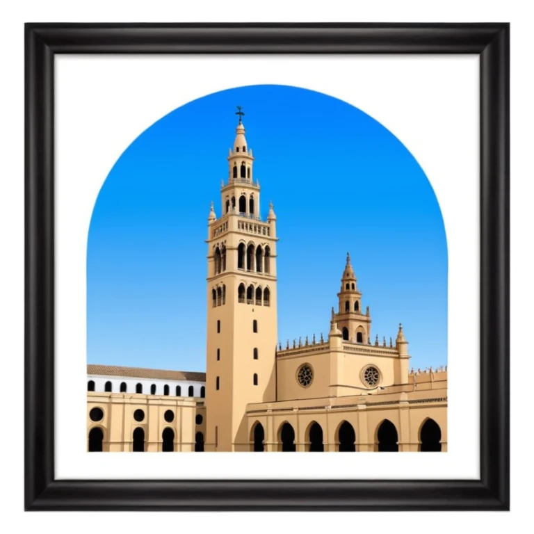 Seville  Cathedral Giralda Belltower sticker