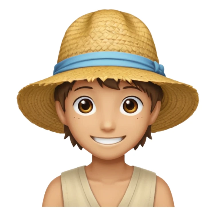 The luf from the anime anpice sticker