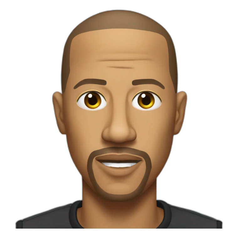 Mano Brown of racionais mcs serious sticker