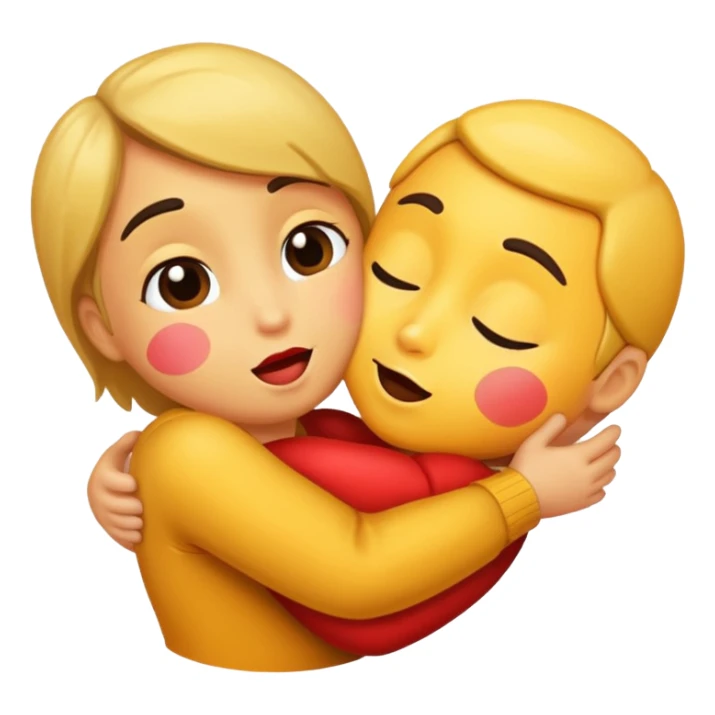 Sending hugs and kisses  sticker