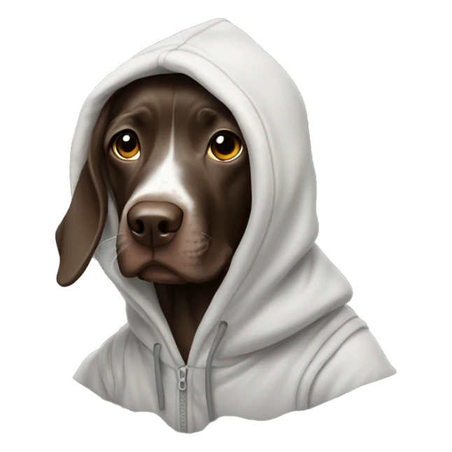 Gsp wearing hoodie  sticker