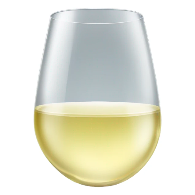 Glass of sav blanc wine  sticker