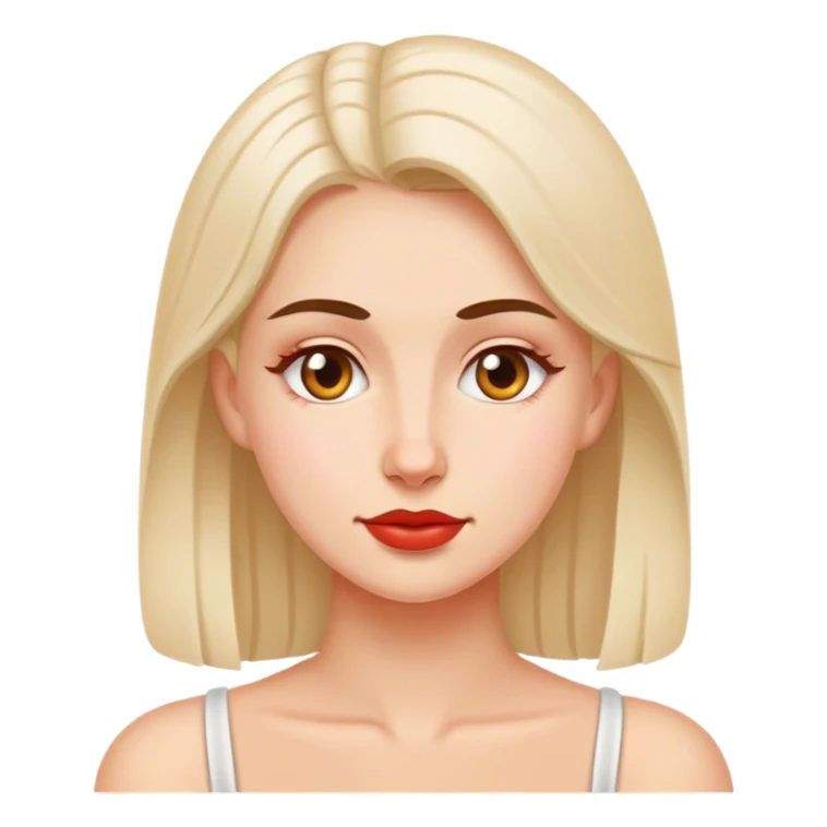 traditional polish european woman simple sticker