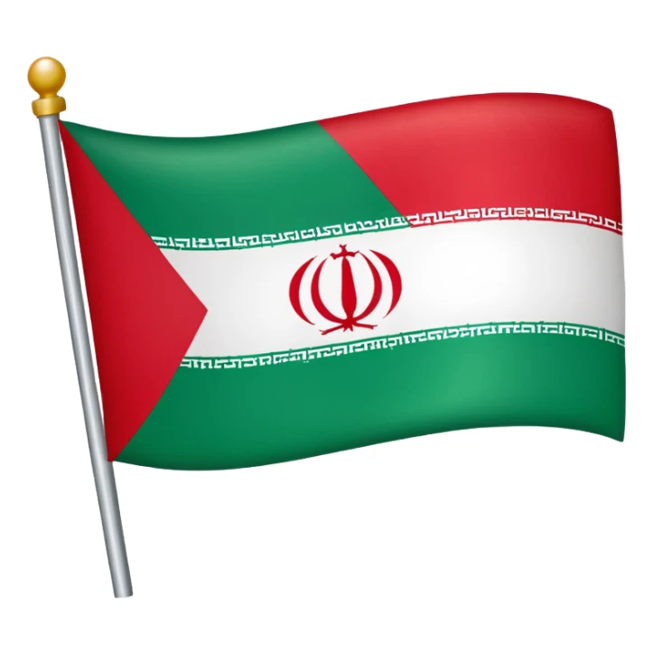 flag iran sticker