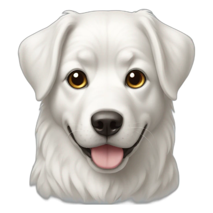 Chien blanc sticker