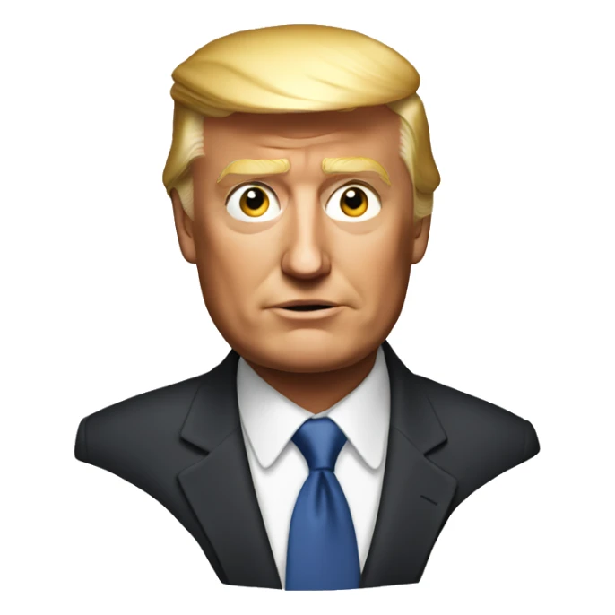 Realistic Donald Trump sticker