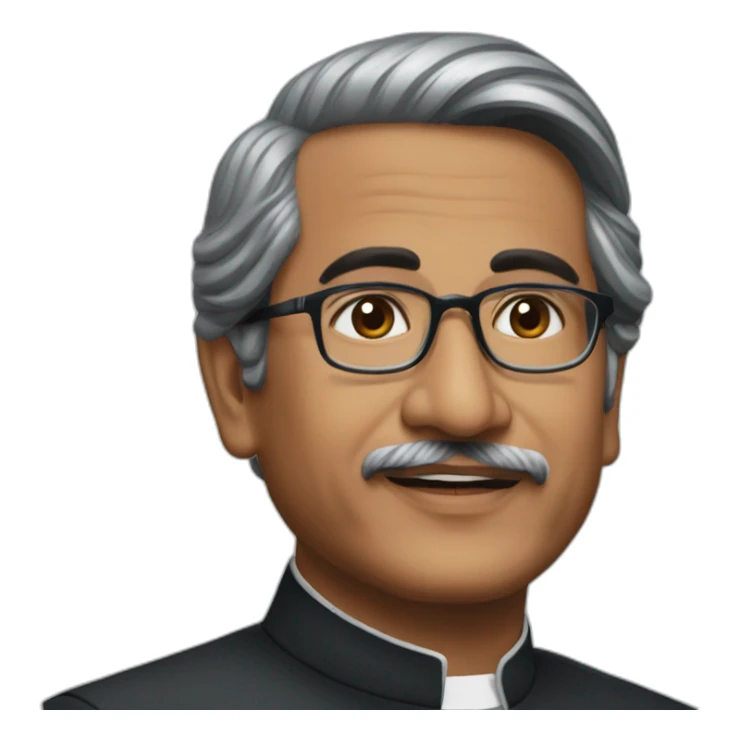 Bangabandhu Sheikh monibor rahman sticker