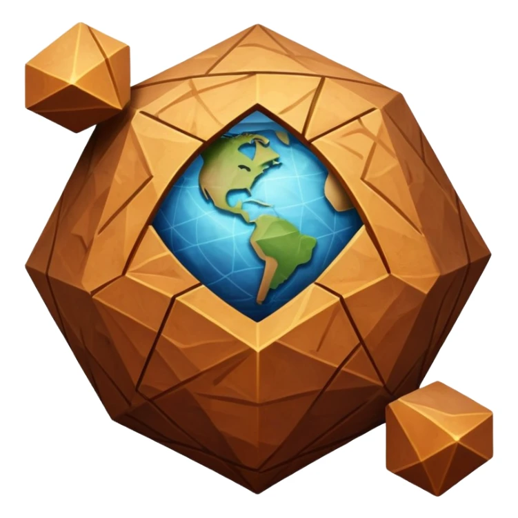 earth element symbol sticker