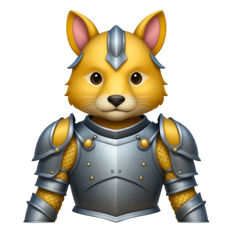animal in armor sticker