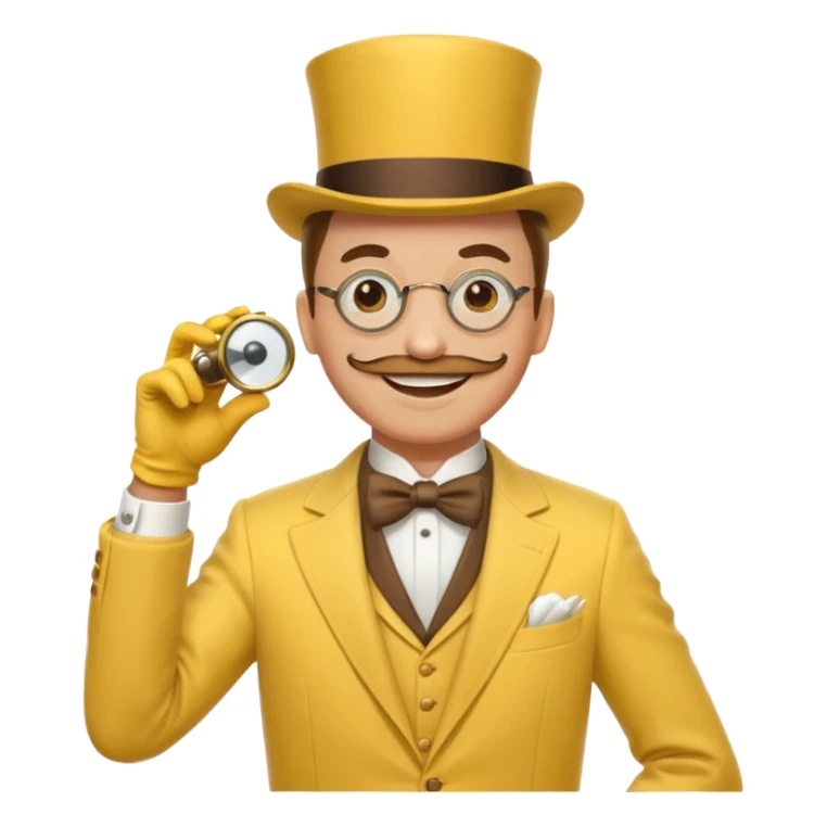 The monopoly fella with a monocle and yellow sticker