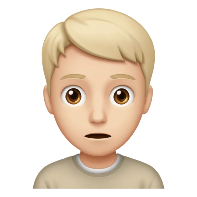 Anxious
 Irritated
 Confused
 Unsure
 Hopeful
Neutral (slightly cautious)
 (Excited → Confused) sticker