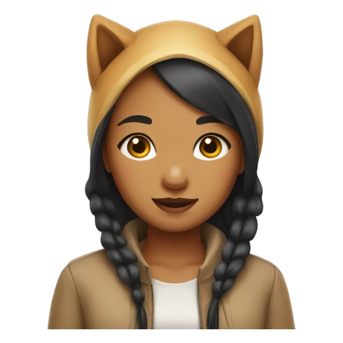 Girl with shiba inu dog sticker