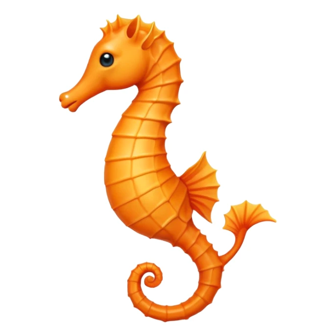 I need a smaller seahorse like a classic small emoji sticker