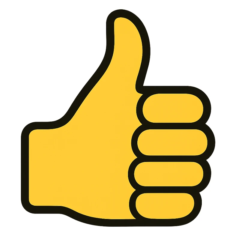 thumbs up emoji sticker