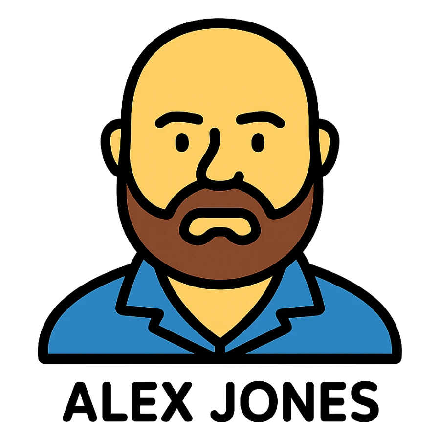 alex jones sticker