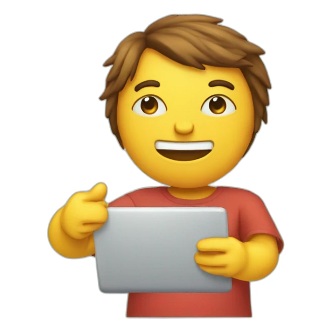 letters B and F in a techy way sticker