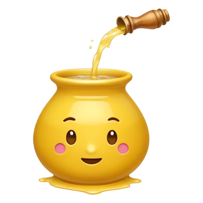 emoji of urine pot sticker