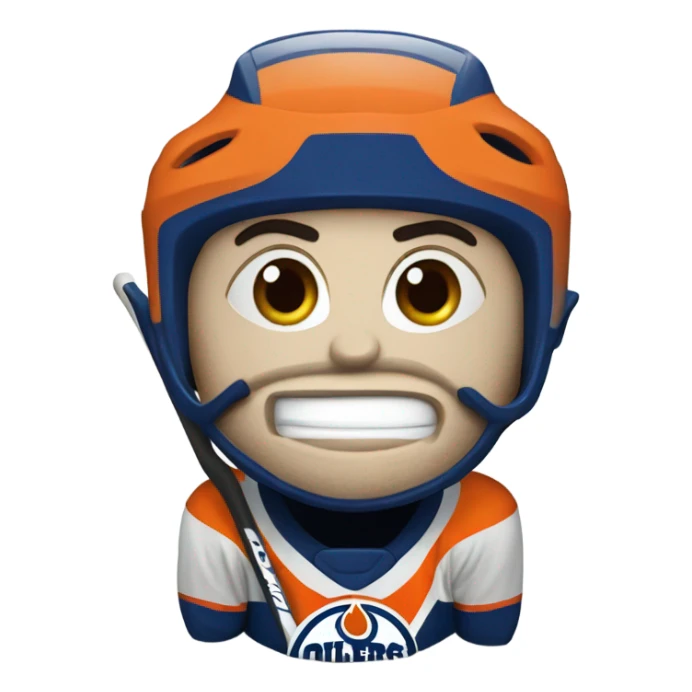 Oilers Hockey sticker