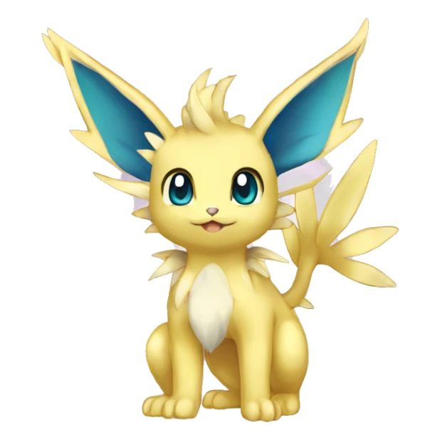 Shiny-Eeveelution-Cute-Fakemon-Dragon-Pokémon-fusion full body sticker