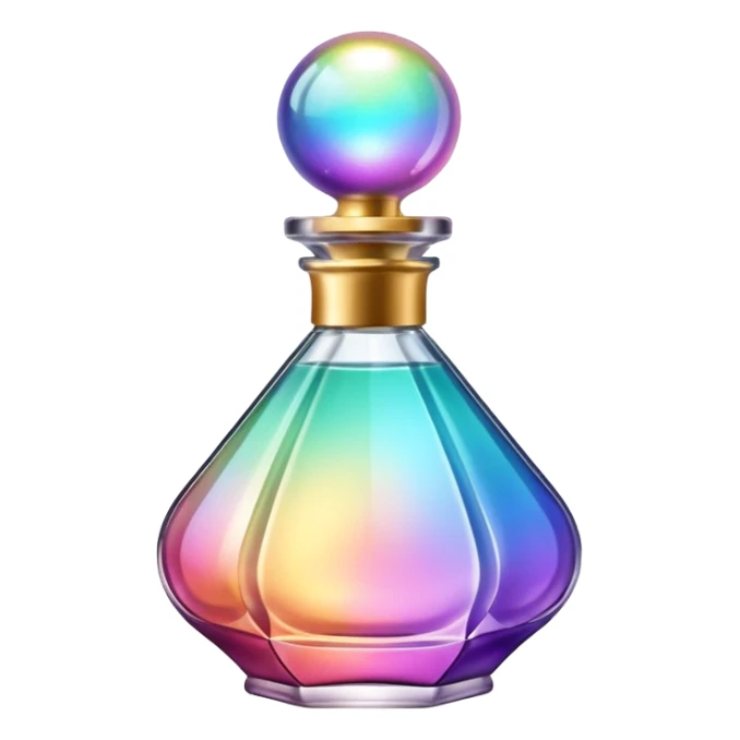 fun shaped perfume bottle sticker