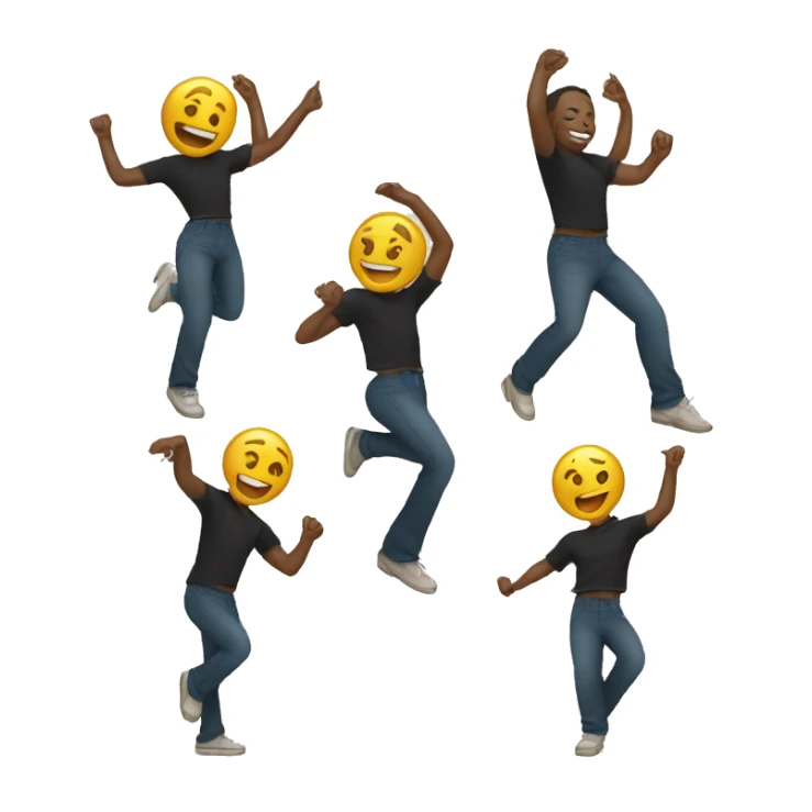 Personas bailando  sticker