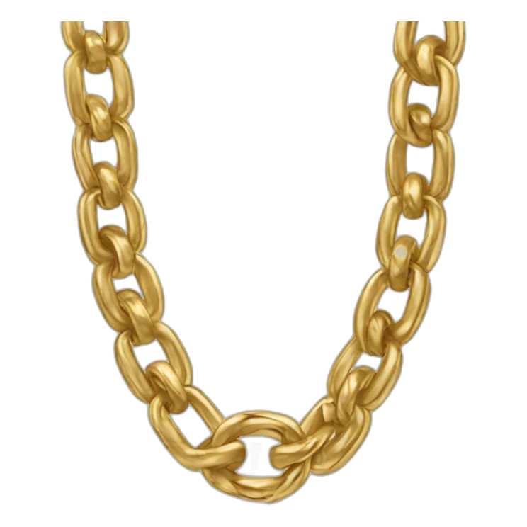 link from legend of zelda with two gold cuban link necklaces sticker