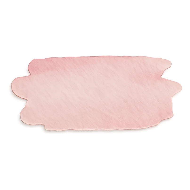 soft pastel hand-painted watercolor brush stroke for borders with a pink hue sticker
