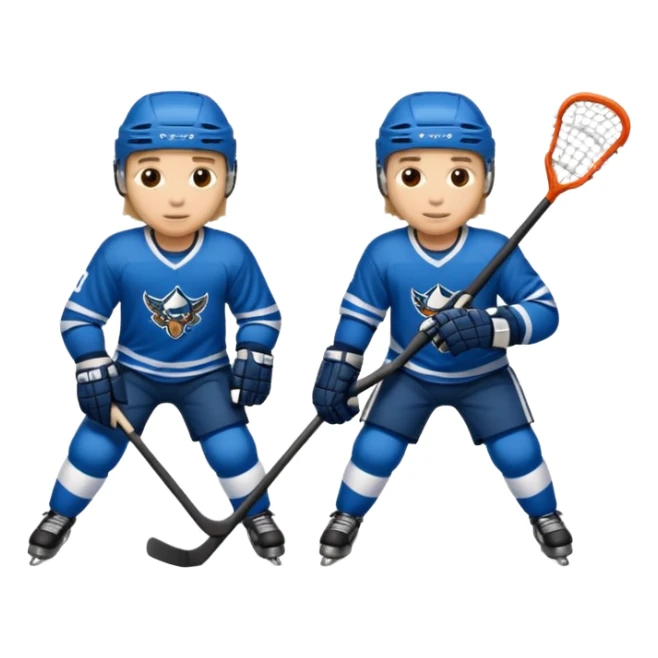 Hockey and lacrosse sticker