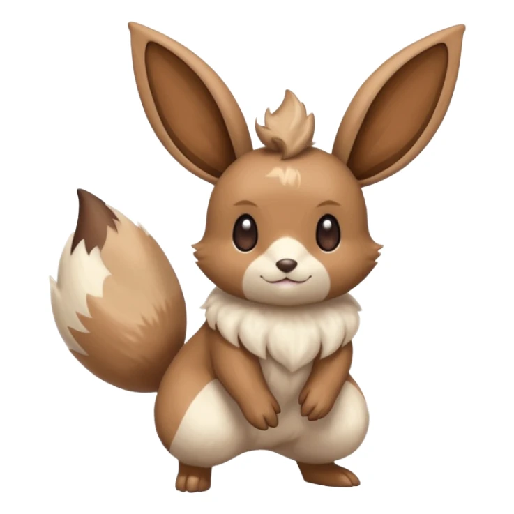 Buneary-Lopunny-Eevee-Minccino-fusion sticker