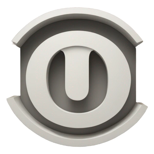 monument to the letter o sticker