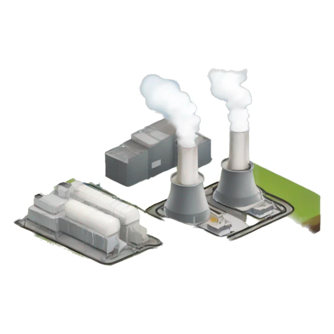 Geothermal power plant in Iceland sticker