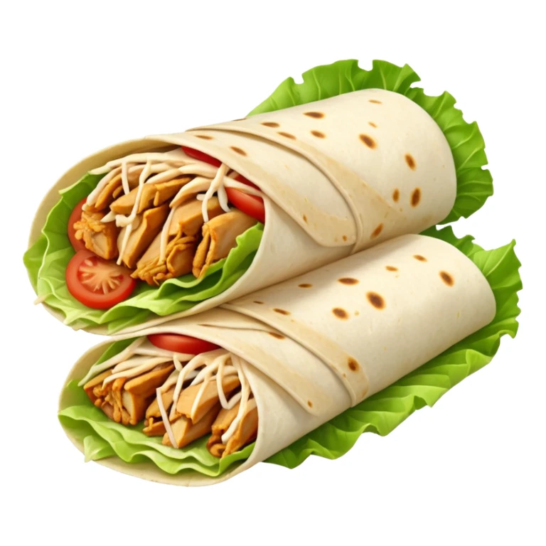 honey adobo chicken wrap from just salad sticker
