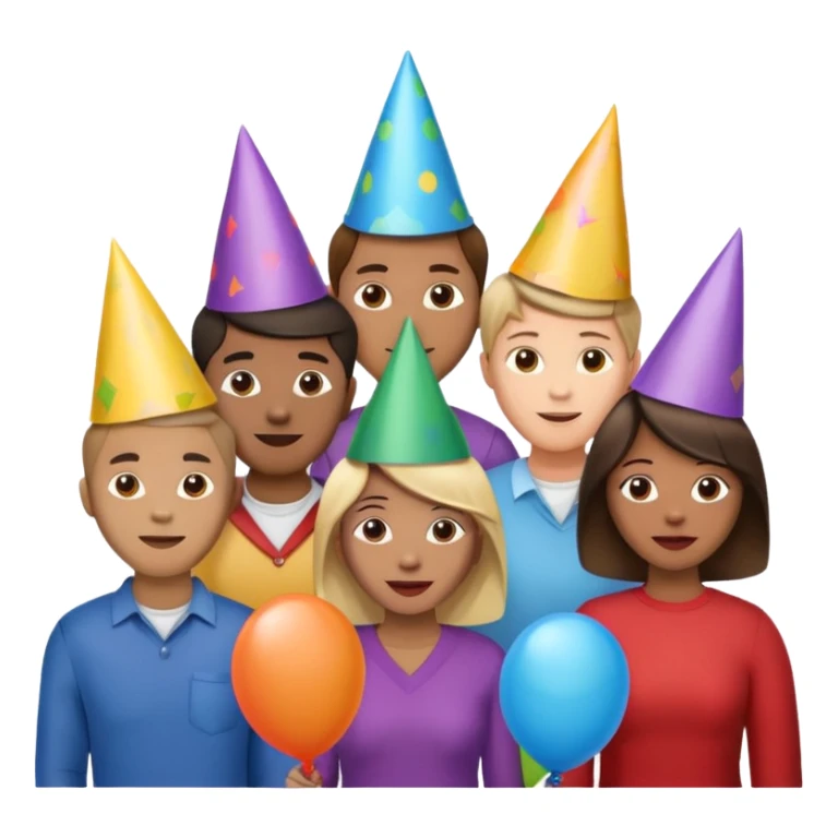 The word hide your girlfriends and party balloons multicolored sticker