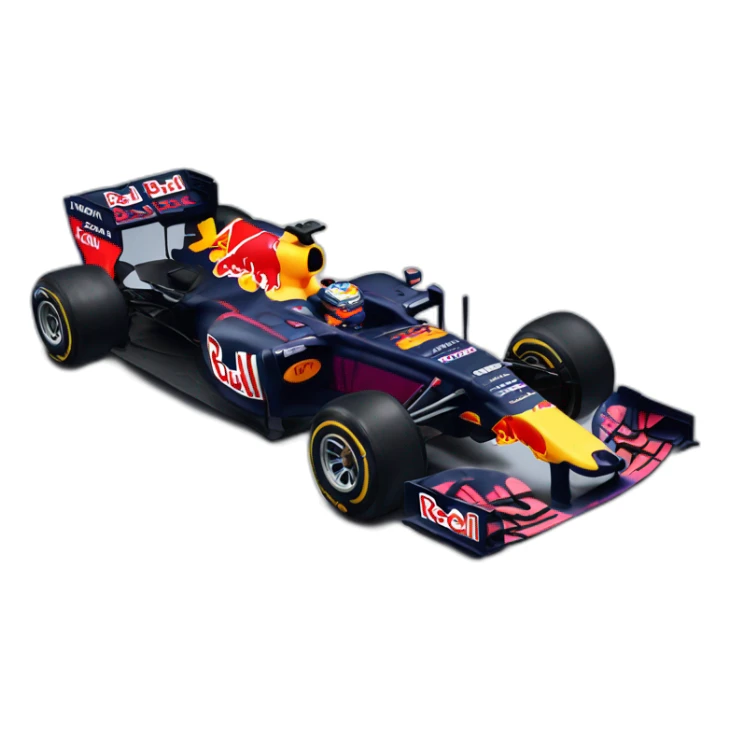 Red bull f1 car sticker