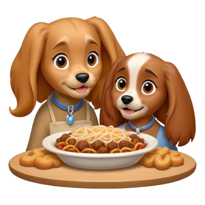 Lady and The tramp movie  sticker