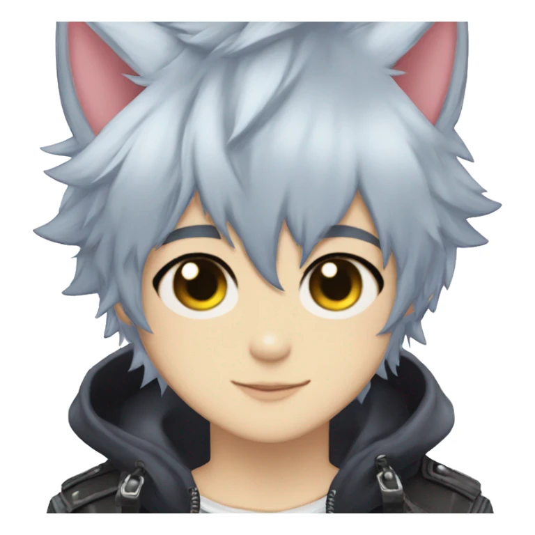 Cute Edgy Attractive Gorgeous Kawaii Anime Punk Catboy sticker