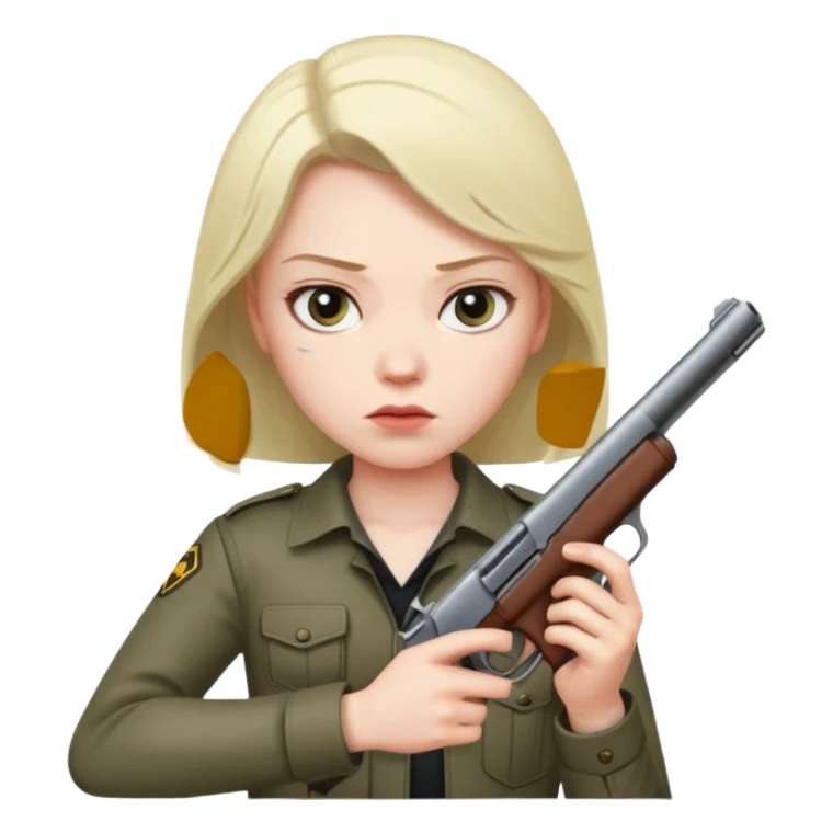 Blow my brains out with gun sticker