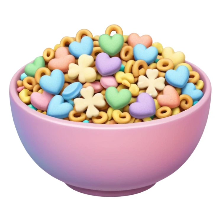 Pastel bowl full of Lucky charms  sticker
