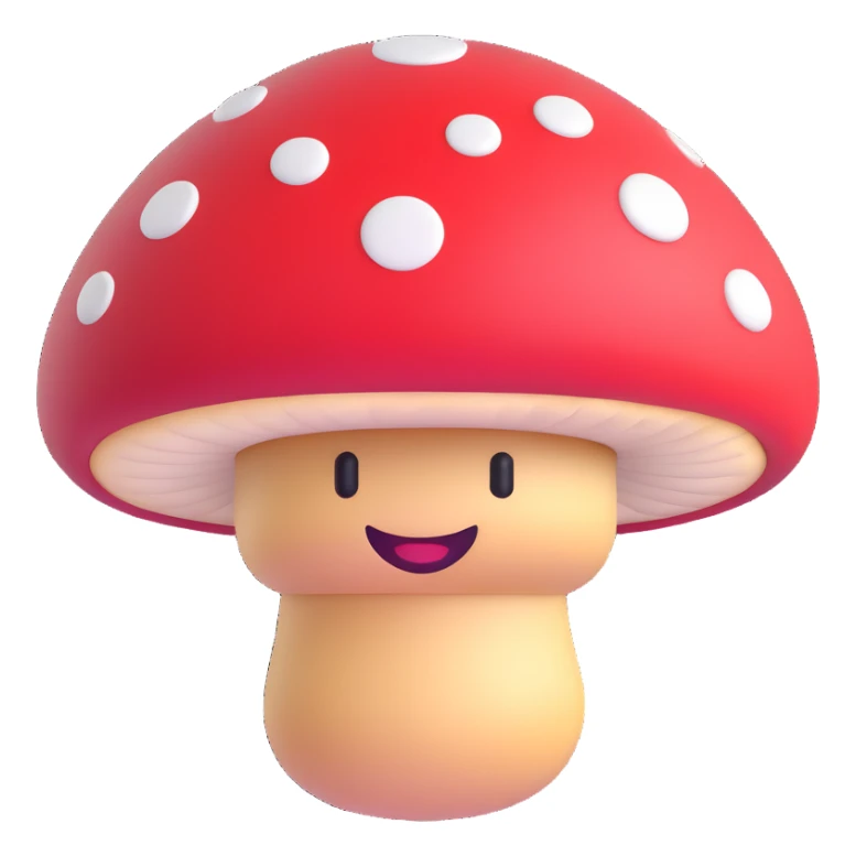 mushroom inspired by Samsung's emoji look sticker
