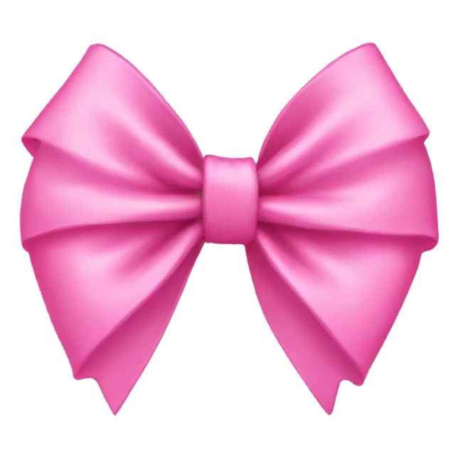 Pink bow sticker