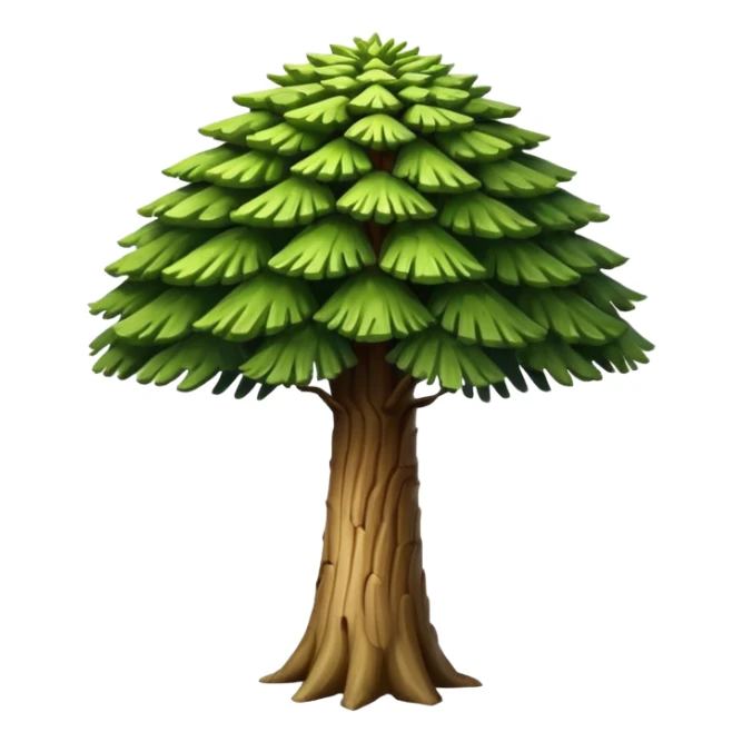 A Brazilian araucaria tree sticker