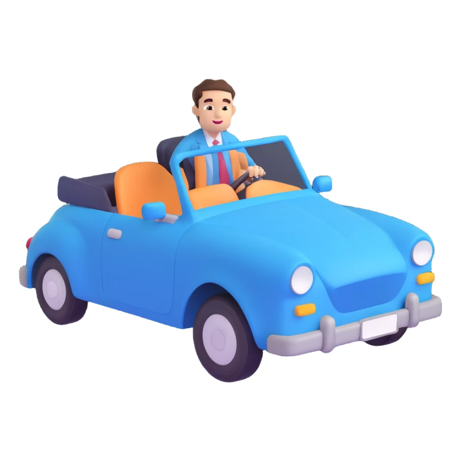 Accountant in blue car drive to Lipetsk sticker