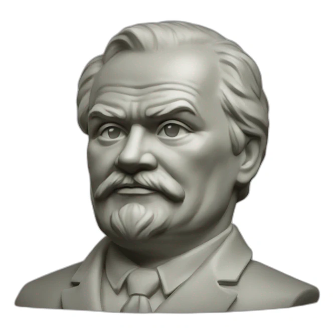 palace of the soviets ussr lenin statue sticker