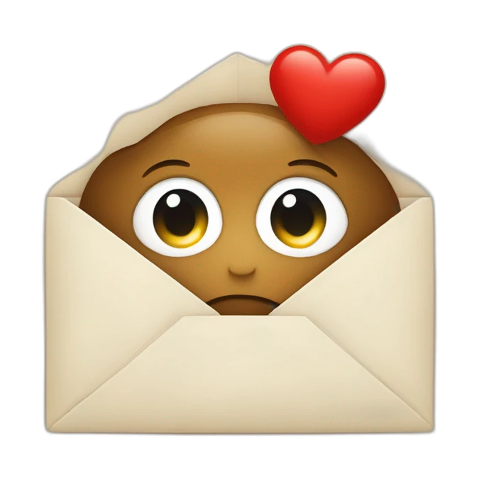 Coeur avec la lettre a sticker