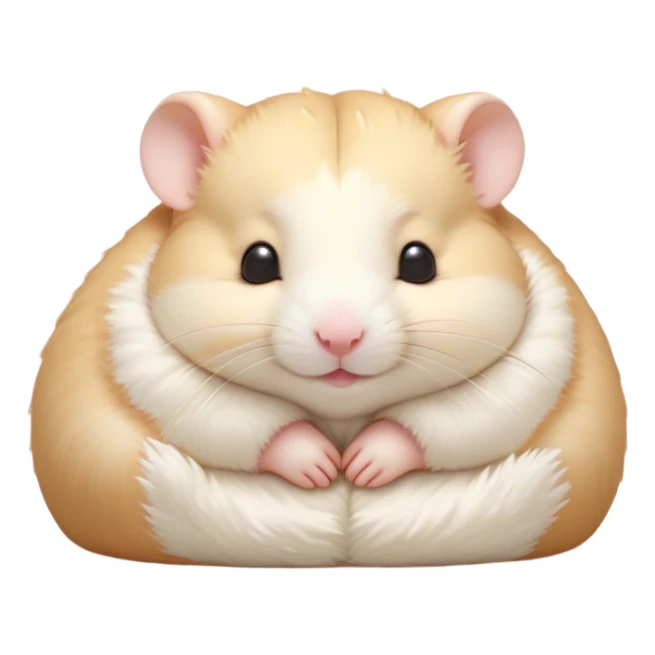 Meme-Worthy Cute Sleeping Cream Hamster Portrait Emoji, Head resting peacefully with a contented smile, showcasing a delightfully compact build and a luxuriously soft cream fur, eyes shut in a serene nap, Simplified yet hilariously adorable features, highly detailed, glowing with a soft, drowsy light, high shine, relaxed and utterly lovable, stylized with an air of playful laziness, bright and heartwarming, soft glowing outline, capturing the essence of a comically sleepy hamster, so meme-worthy it feels like it could instantly become the next viral sensation of adorable slumber! sticker