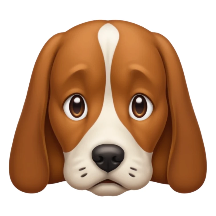 Sad dog missed birthday  sticker