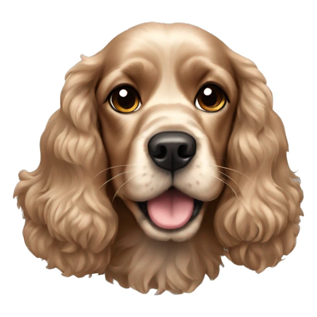 Cocker spaniel sticker